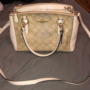 Coach Purse with Handles and Crossbody Strap